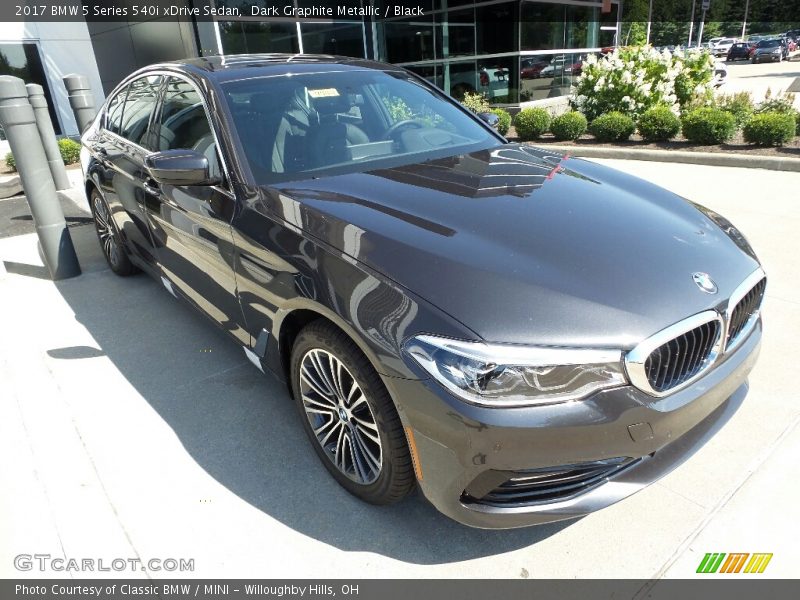Dark Graphite Metallic / Black 2017 BMW 5 Series 540i xDrive Sedan