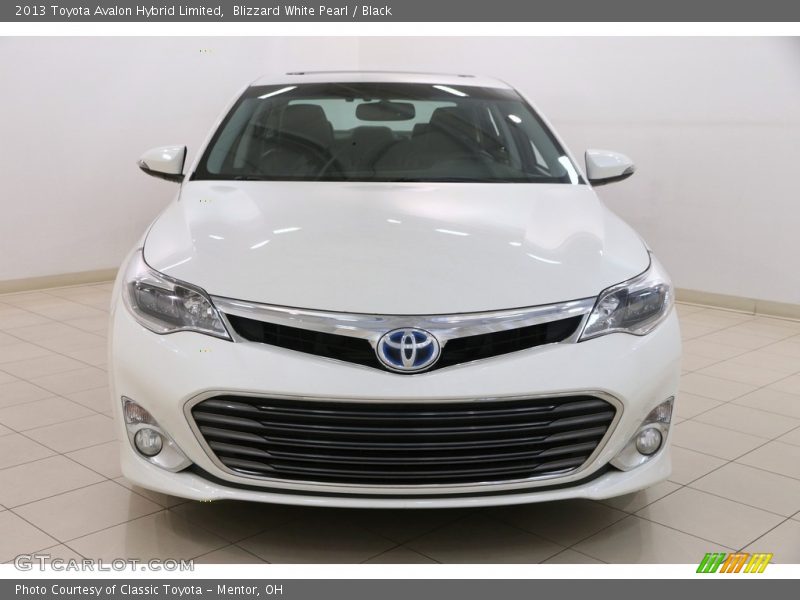 Blizzard White Pearl / Black 2013 Toyota Avalon Hybrid Limited