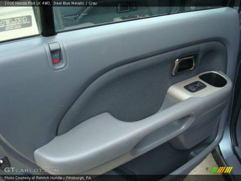 Steel Blue Metallic / Gray 2006 Honda Pilot LX 4WD