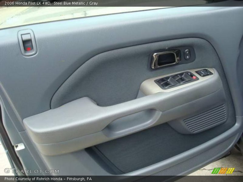 Steel Blue Metallic / Gray 2006 Honda Pilot LX 4WD
