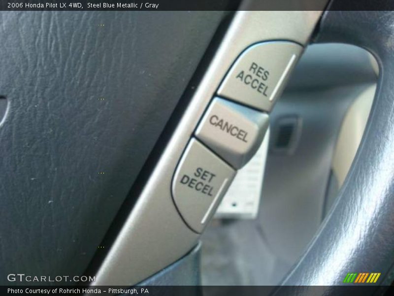 Steel Blue Metallic / Gray 2006 Honda Pilot LX 4WD