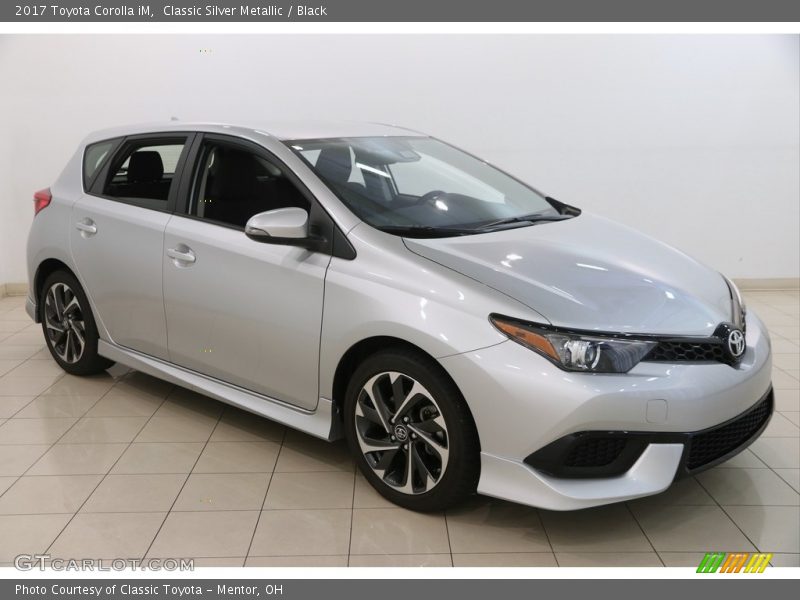 Classic Silver Metallic / Black 2017 Toyota Corolla iM