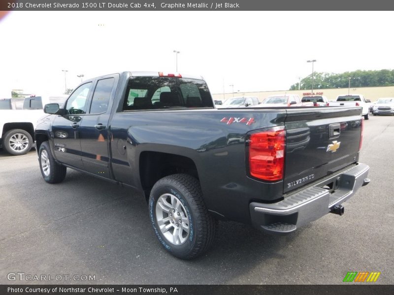 Graphite Metallic / Jet Black 2018 Chevrolet Silverado 1500 LT Double Cab 4x4