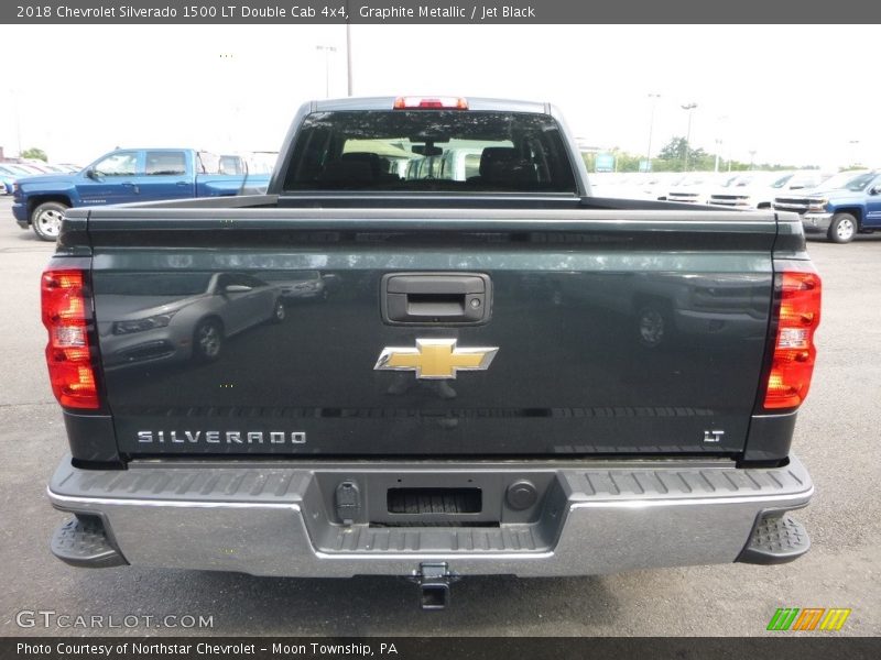 Graphite Metallic / Jet Black 2018 Chevrolet Silverado 1500 LT Double Cab 4x4