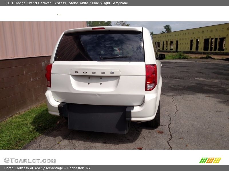 Stone White / Black/Light Graystone 2011 Dodge Grand Caravan Express