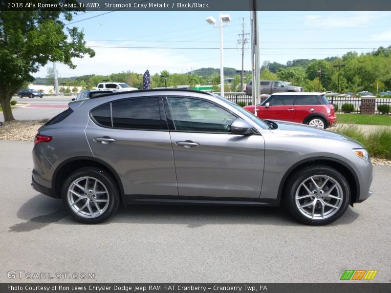  2018 Stelvio Ti AWD Stromboli Gray Metallic