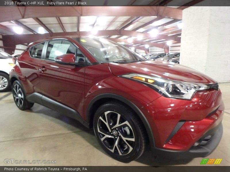 Ruby Flare Pearl / Black 2018 Toyota C-HR XLE