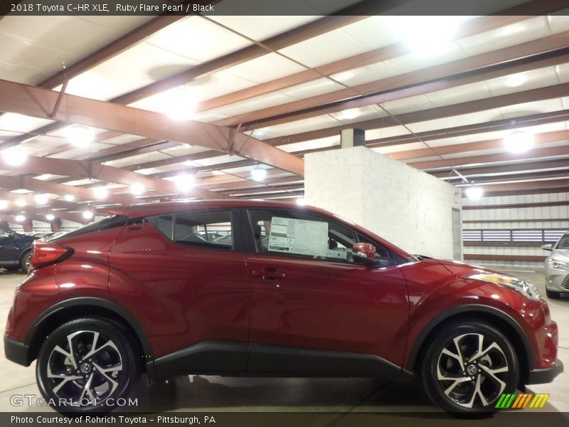Ruby Flare Pearl / Black 2018 Toyota C-HR XLE