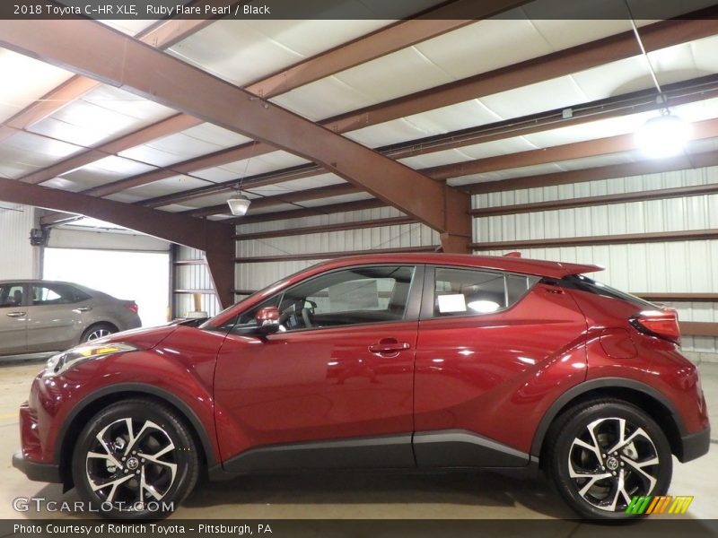 Ruby Flare Pearl / Black 2018 Toyota C-HR XLE
