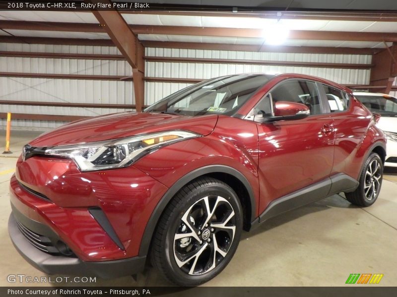 Ruby Flare Pearl / Black 2018 Toyota C-HR XLE