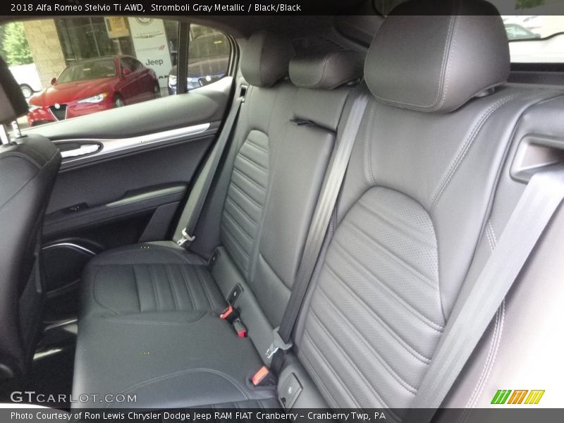 Rear Seat of 2018 Stelvio Ti AWD