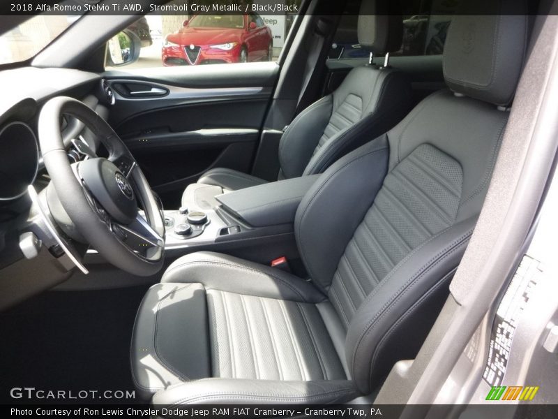  2018 Stelvio Ti AWD Black/Black Interior