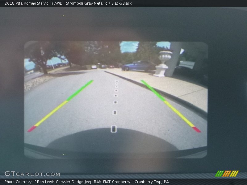 Stromboli Gray Metallic / Black/Black 2018 Alfa Romeo Stelvio Ti AWD