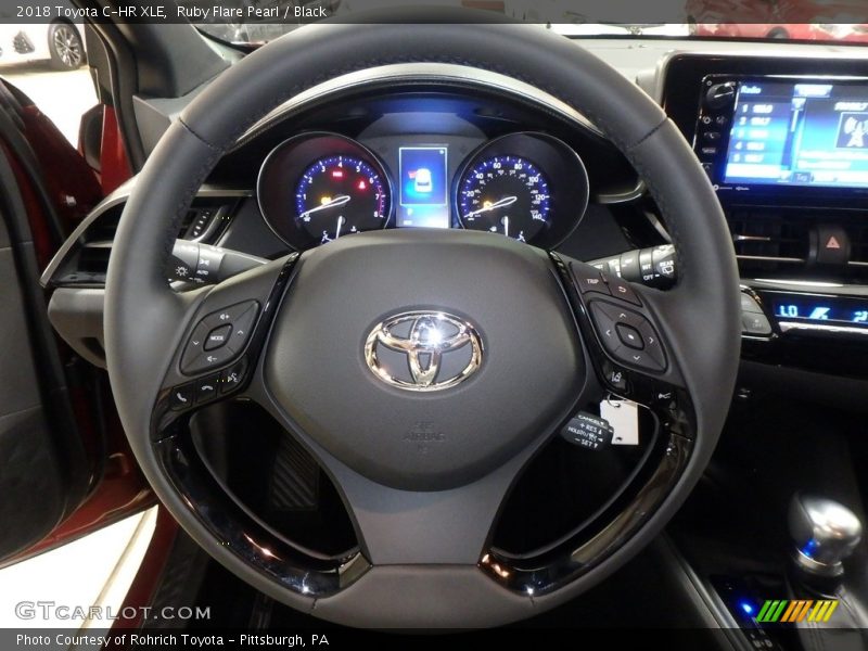 Ruby Flare Pearl / Black 2018 Toyota C-HR XLE