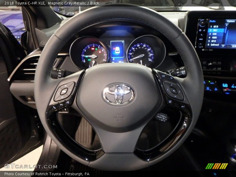 Magnetic Gray Metallic / Black 2018 Toyota C-HR XLE