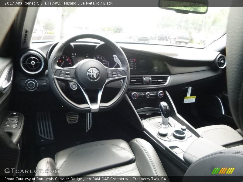  2017 Giulia Ti AWD Black Interior