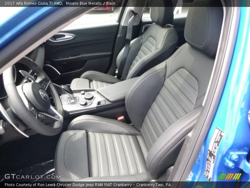 Front Seat of 2017 Giulia Ti AWD