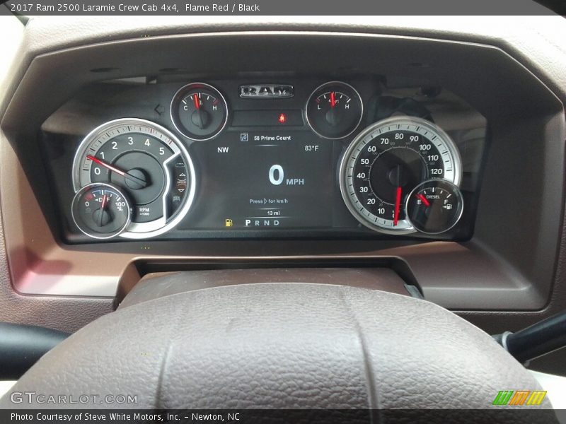 Flame Red / Black 2017 Ram 2500 Laramie Crew Cab 4x4