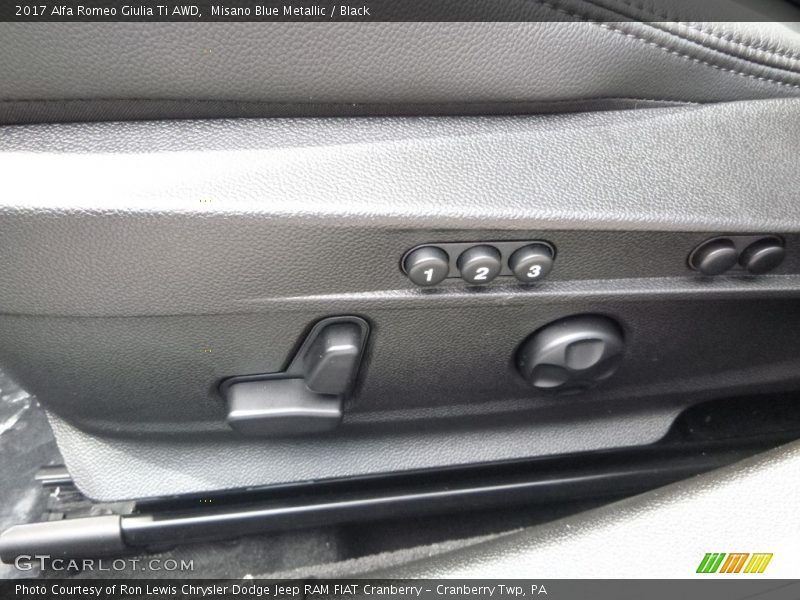Controls of 2017 Giulia Ti AWD
