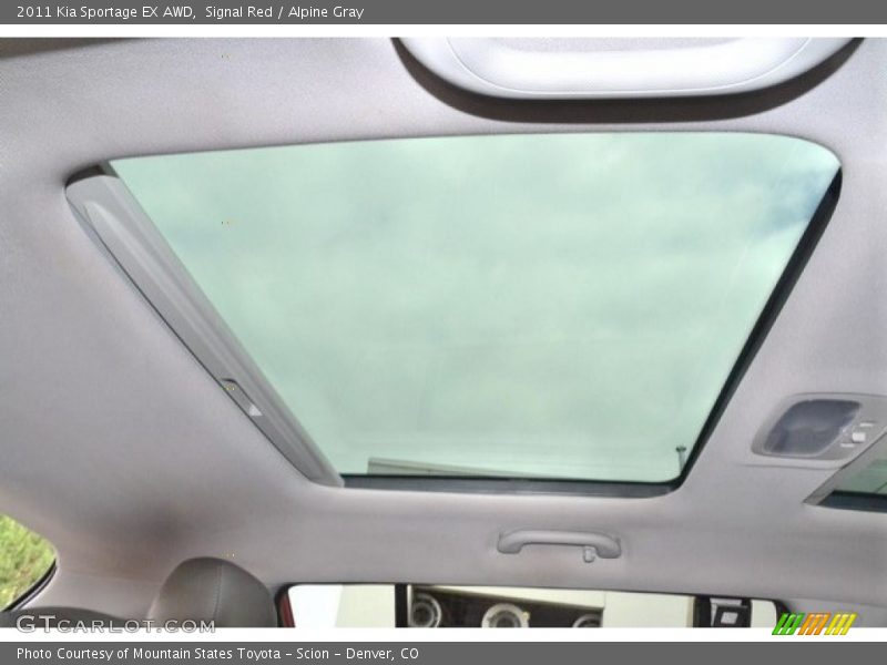 Signal Red / Alpine Gray 2011 Kia Sportage EX AWD
