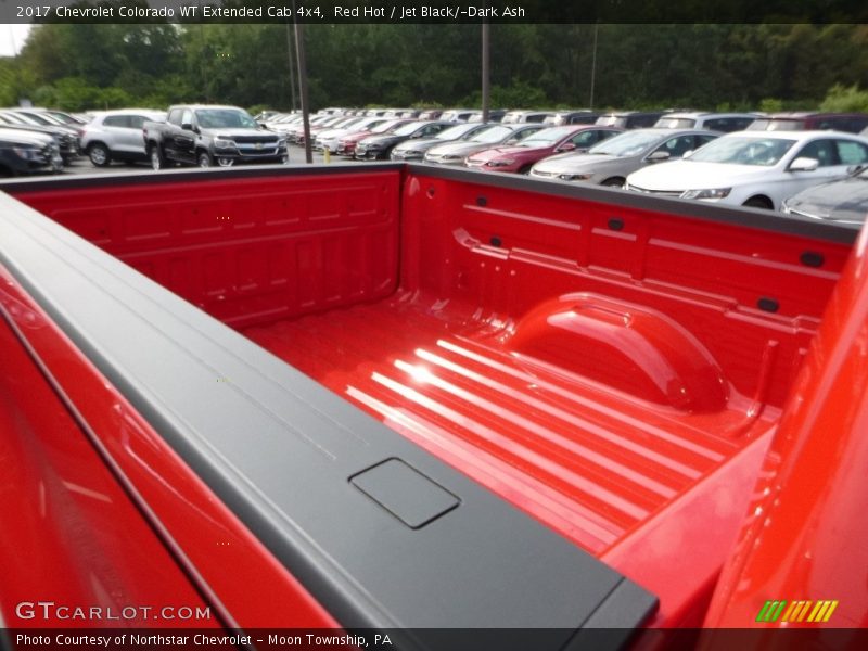 Red Hot / Jet Black/­Dark Ash 2017 Chevrolet Colorado WT Extended Cab 4x4