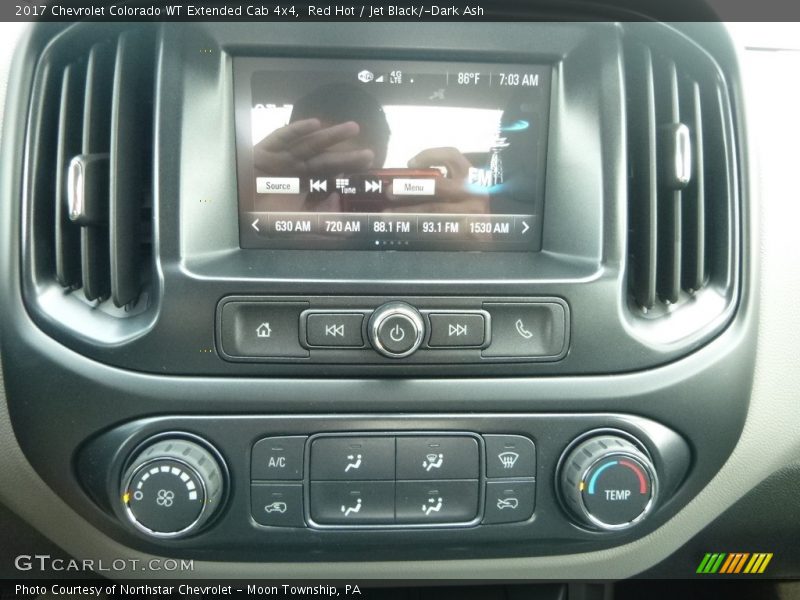 Controls of 2017 Colorado WT Extended Cab 4x4