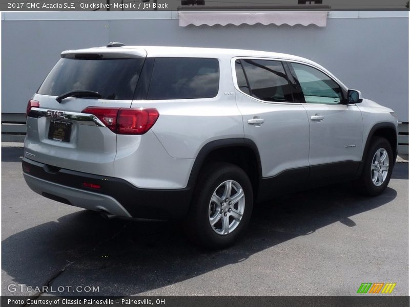 Quicksilver Metallic / Jet Black 2017 GMC Acadia SLE