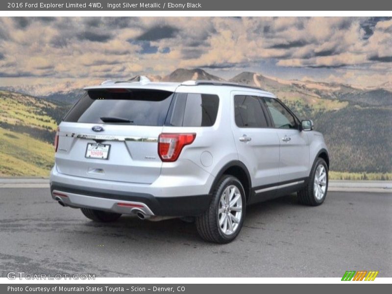Ingot Silver Metallic / Ebony Black 2016 Ford Explorer Limited 4WD