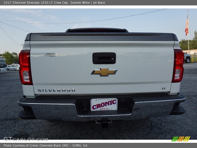 Summit White / Jet Black 2017 Chevrolet Silverado 1500 LT Crew Cab