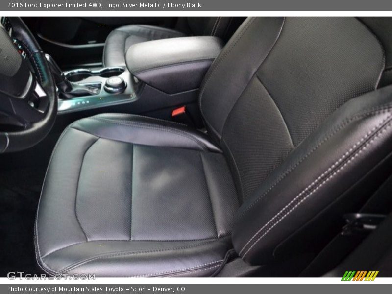 Ingot Silver Metallic / Ebony Black 2016 Ford Explorer Limited 4WD