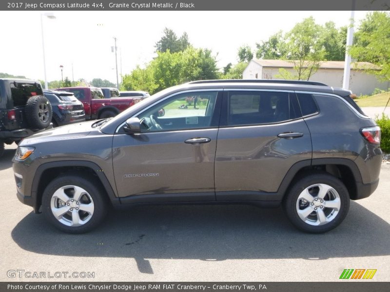 Granite Crystal Metallic / Black 2017 Jeep Compass Latitude 4x4