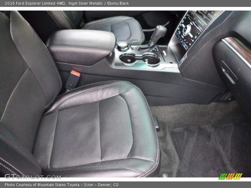 Ingot Silver Metallic / Ebony Black 2016 Ford Explorer Limited 4WD