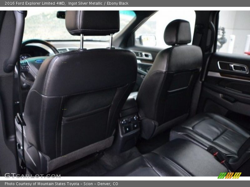 Rear Seat of 2016 Explorer Limited 4WD