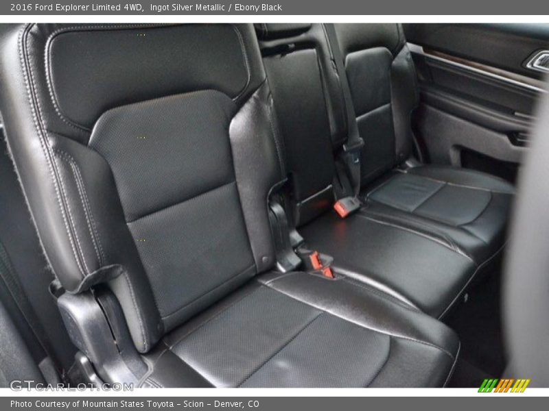 Rear Seat of 2016 Explorer Limited 4WD