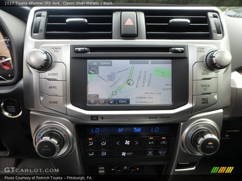 Controls of 2017 4Runner SR5 4x4