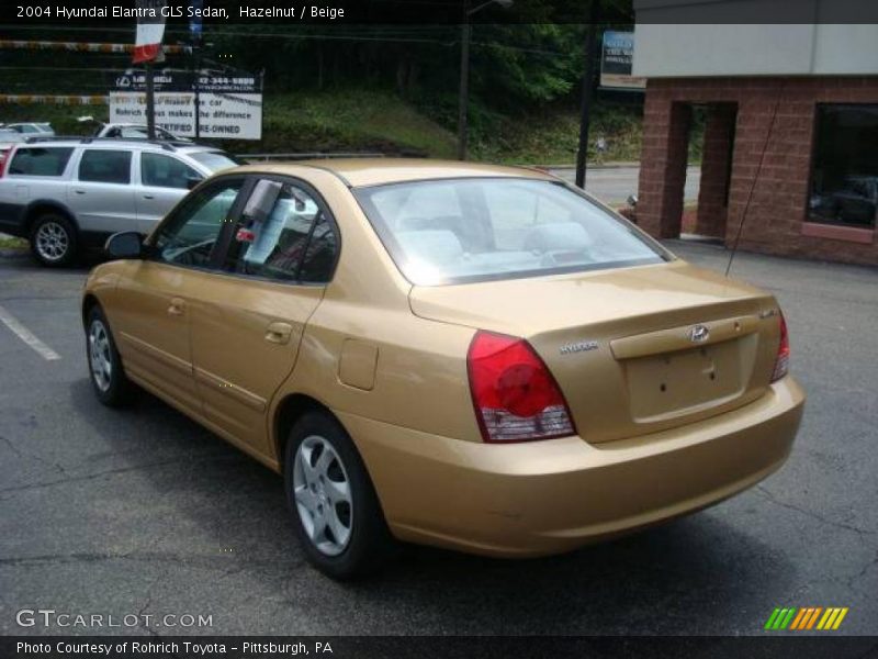 Hazelnut / Beige 2004 Hyundai Elantra GLS Sedan