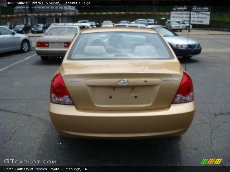 Hazelnut / Beige 2004 Hyundai Elantra GLS Sedan