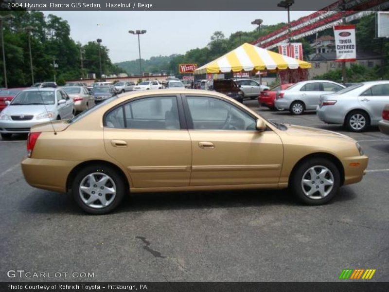Hazelnut / Beige 2004 Hyundai Elantra GLS Sedan