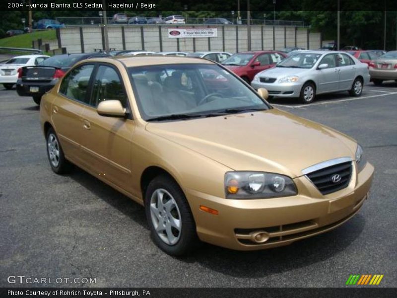 Hazelnut / Beige 2004 Hyundai Elantra GLS Sedan