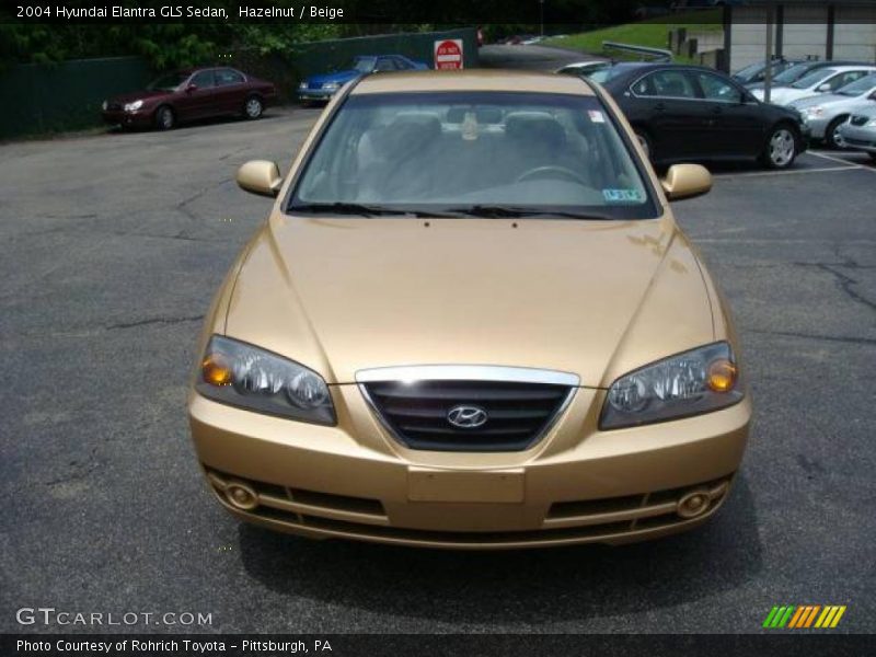Hazelnut / Beige 2004 Hyundai Elantra GLS Sedan