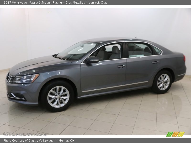 Platinum Gray Metallic / Moonrock Gray 2017 Volkswagen Passat S Sedan