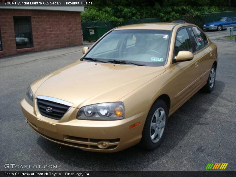 Hazelnut / Beige 2004 Hyundai Elantra GLS Sedan