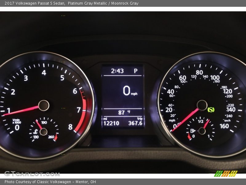 Platinum Gray Metallic / Moonrock Gray 2017 Volkswagen Passat S Sedan