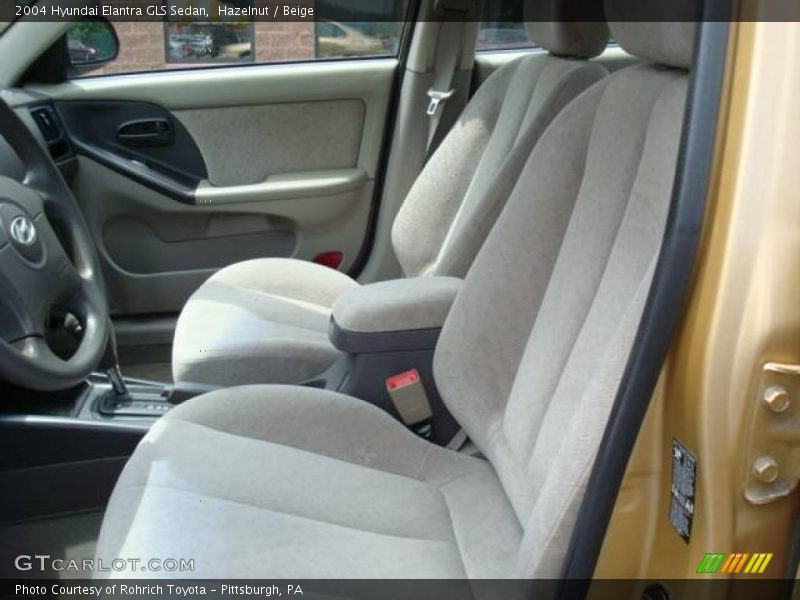 Hazelnut / Beige 2004 Hyundai Elantra GLS Sedan