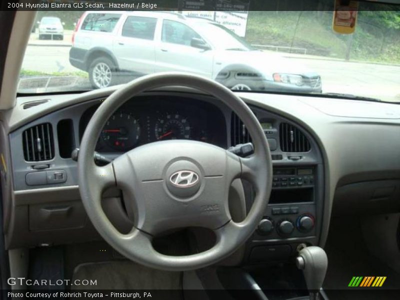 Hazelnut / Beige 2004 Hyundai Elantra GLS Sedan