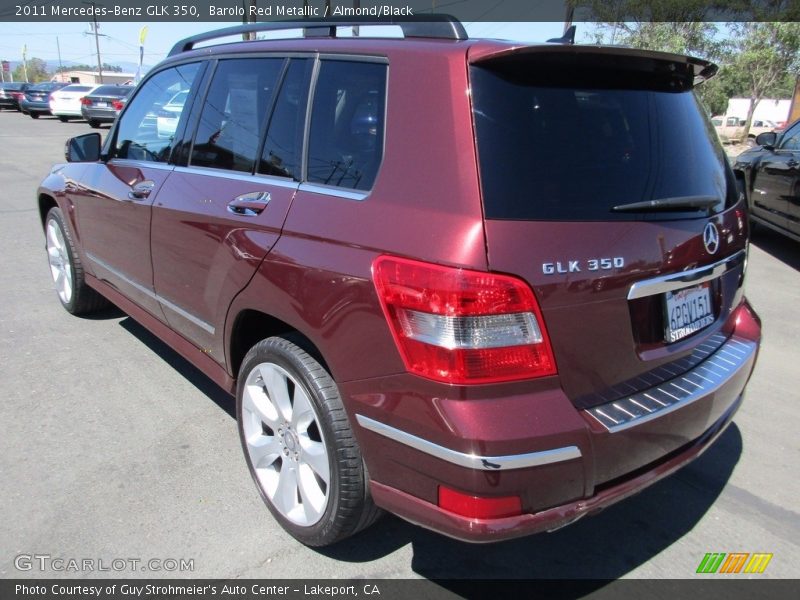 Barolo Red Metallic / Almond/Black 2011 Mercedes-Benz GLK 350