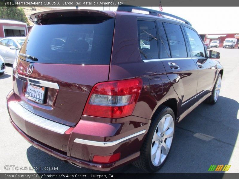 Barolo Red Metallic / Almond/Black 2011 Mercedes-Benz GLK 350