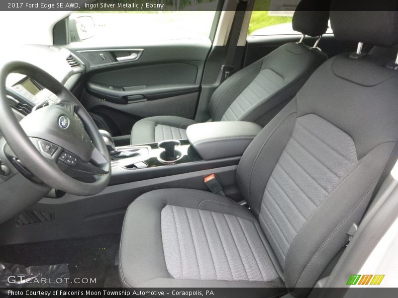 Ingot Silver Metallic / Ebony 2017 Ford Edge SE AWD