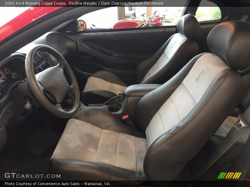 Front Seat of 2003 Mustang Cobra Coupe