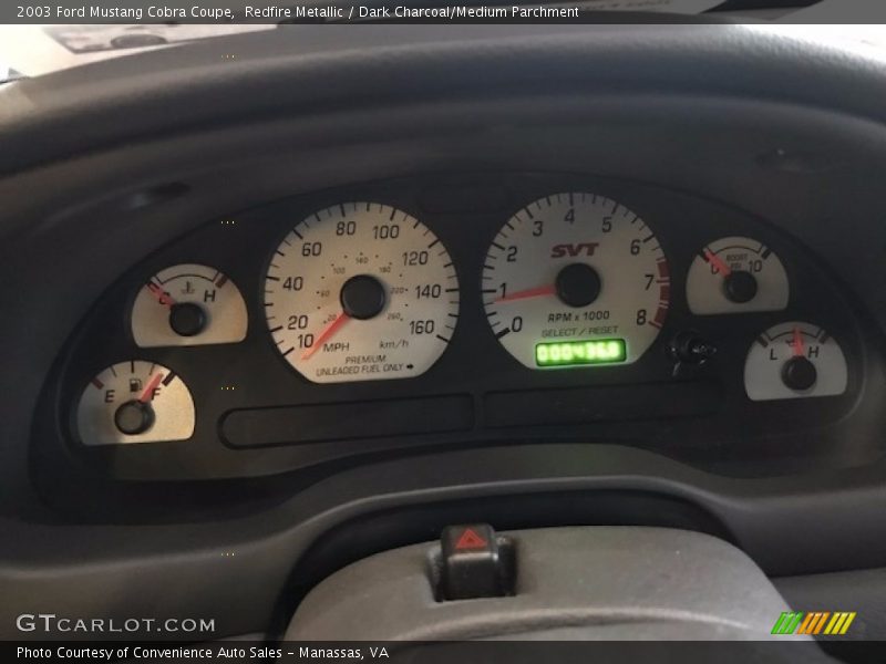  2003 Mustang Cobra Coupe Cobra Coupe Gauges